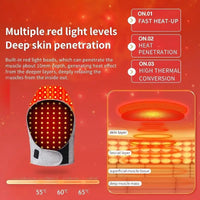 Red Light Therapy Heating Hat for Head and Neck Pain Relief