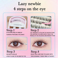 Glue-Free Manga Style DIY Eyelash Extension Kit