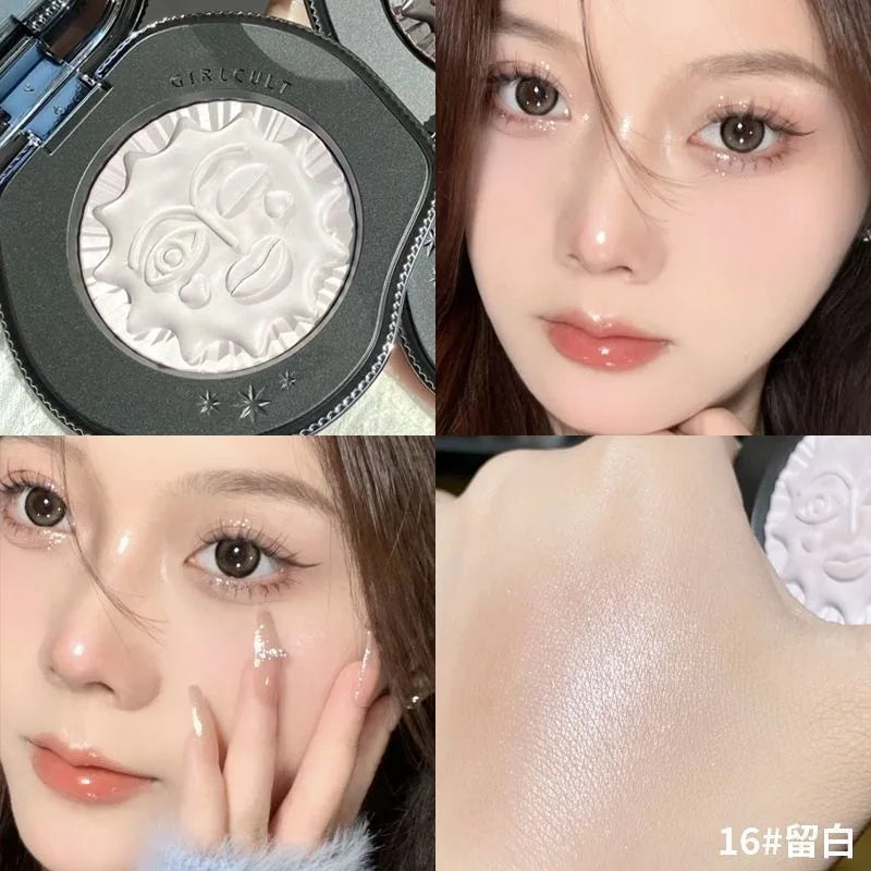 Silky Matte Face Blush and Highlighter Powder - 17