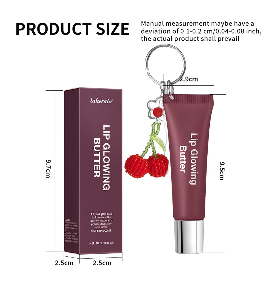 Hydrating Lip Glowing Butter with Keychain - 14