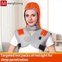 Red Light Therapy Heating Shoulder & Neck Wrap Massager