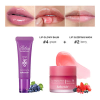 Moisturizing Lip Balm and Sleeping Mask Set for Hydrated Lips