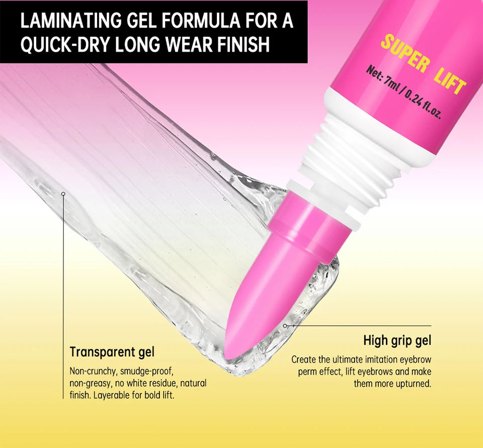 Long-Lasting Brow Lamination Styling Gel - 15
