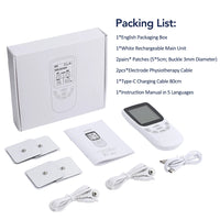 Dual-Channel TENS & EMS Muscle Stimulator for Pain Relief