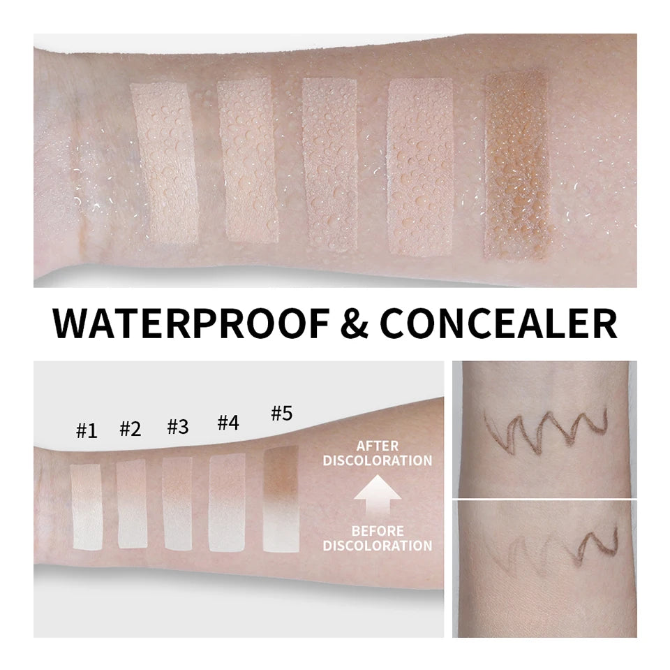 Full Coverage Color-Changing Cream Foundation Stick with Built-in Brush - 13
