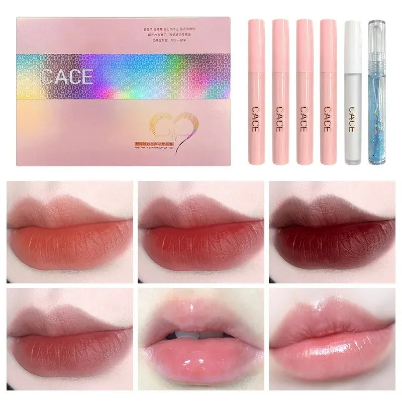 Matte Liquid Lipstick and Lip Gloss Makeup Gift Set - 26