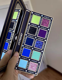10-Color Waterproof Shimmer Eyeshadow Palette
