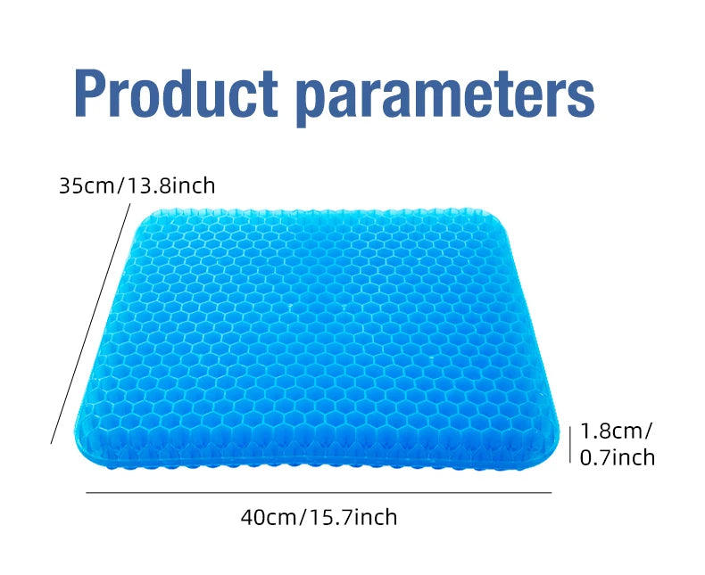 Honeycomb Gel Seat Cushion for Pressure Relief and Posture - 17