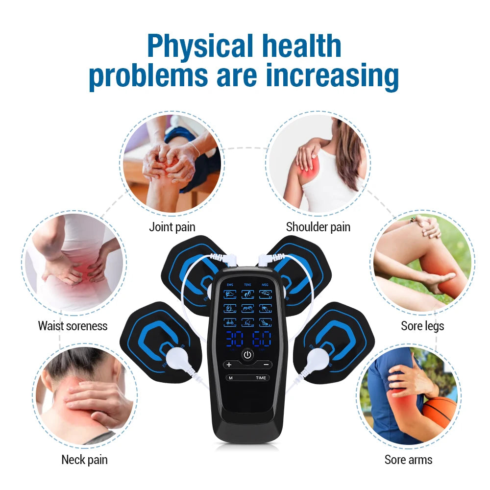 Portable TENS & EMS Muscle Stimulator for Pain Relief - 17