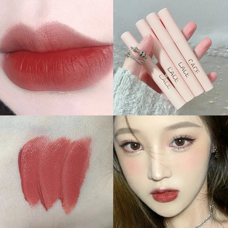 Matte Liquid Lipstick and Lip Gloss Makeup Gift Set - 4