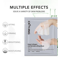 Collagen Split Facial Sheet Mask for Deep Hydration & Firming