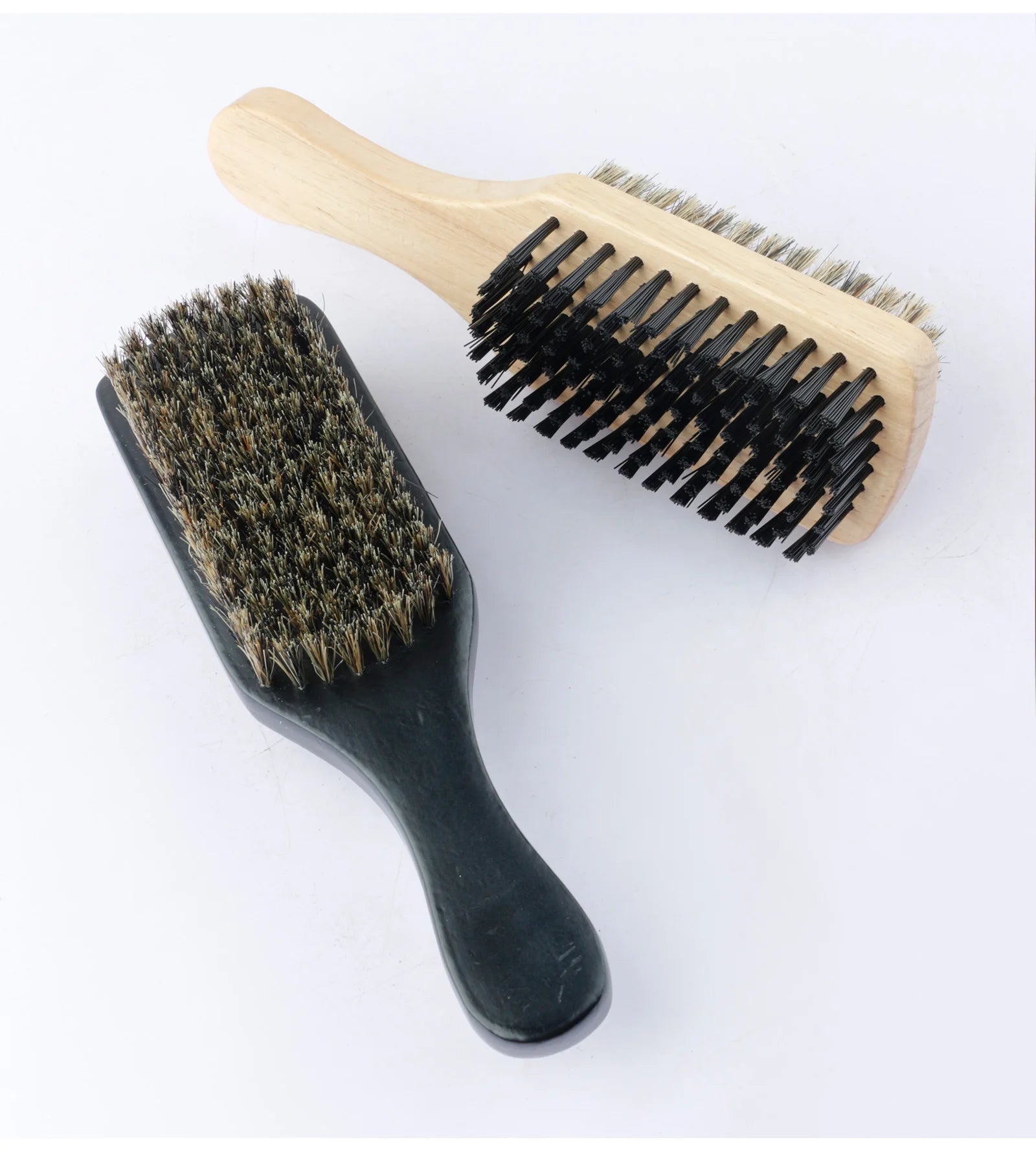 Dual-Sided Wooden Beard Grooming Brush for Styling - 18