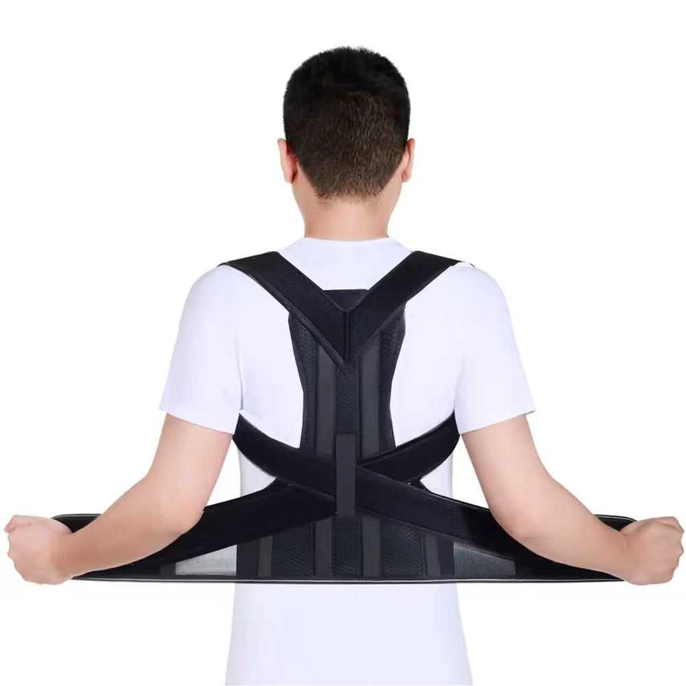 Adjustable Posture Corrector Back Support Brace - 7