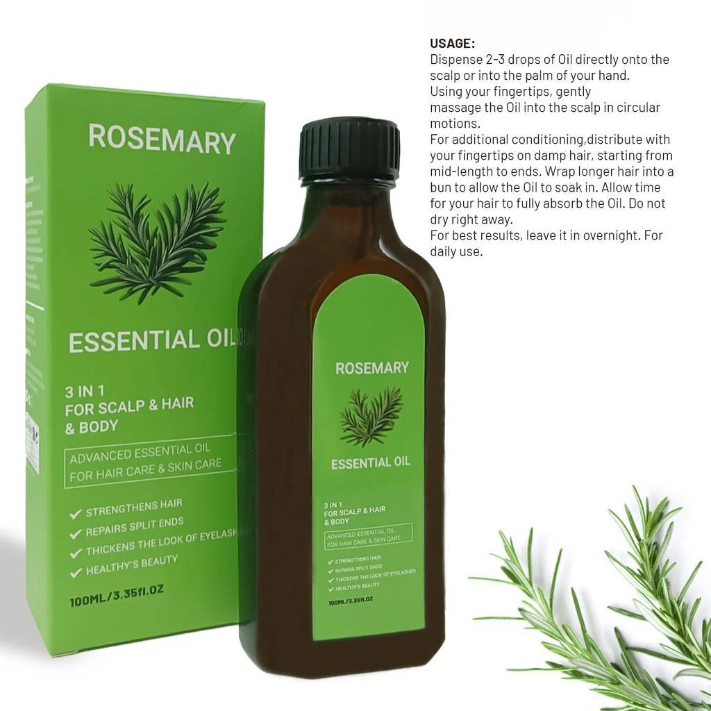 Rosemary Essential Oil for Hair Growth and Scalp Nourishment - 5