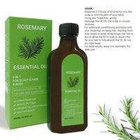 Rosemary Essential Oil for Hair Growth and Scalp Nourishment