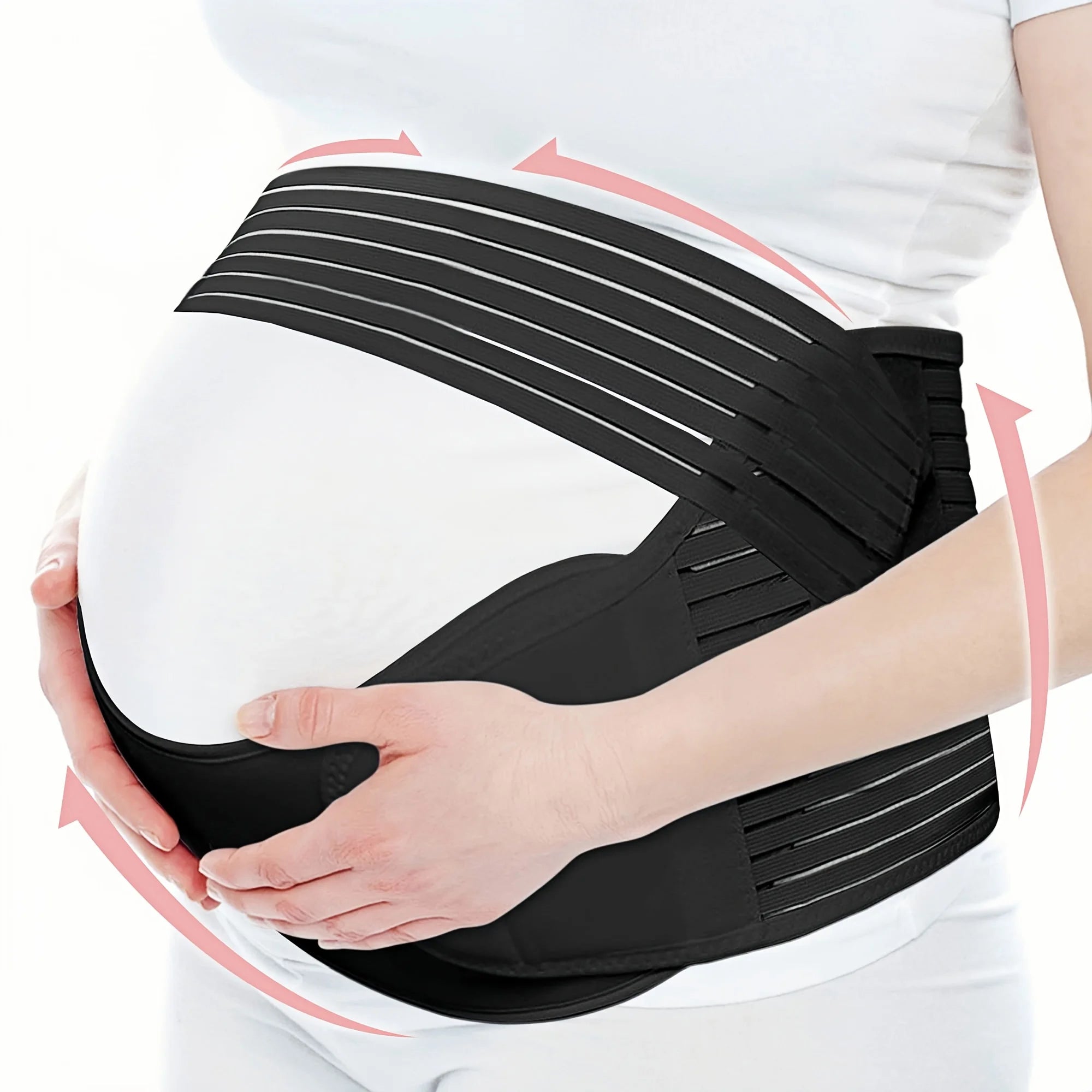 Adjustable Maternity Belly Support Band for Pregnancy Back Relief - 8