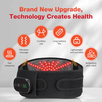 Heated Lumbar Massage Belt for Back Pain Relief