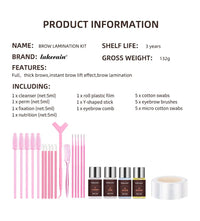 Professional Semi-Permanent Eyebrow Lamination Lifting Kit
