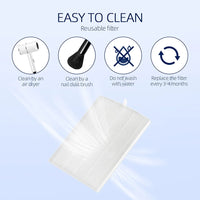 2-in-1 Powerful Nail Dust Collector and Manicure Vacuum