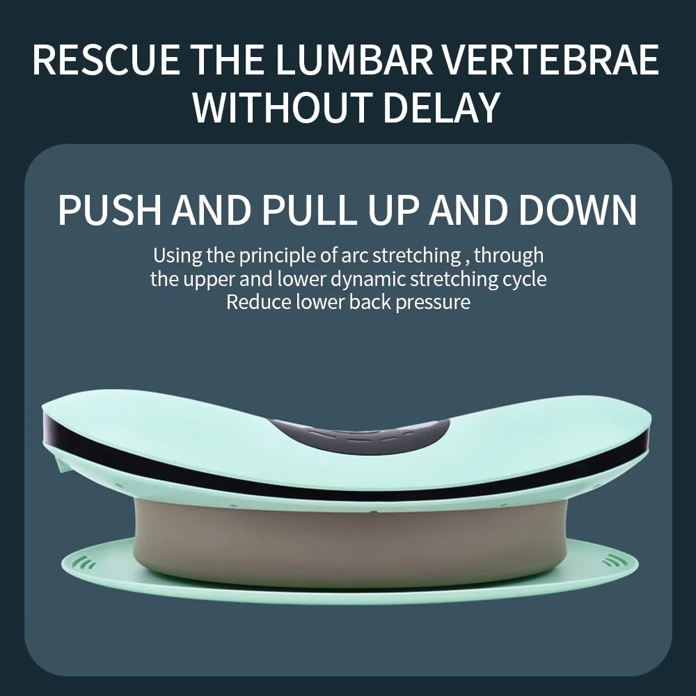 Electric Lumbar Traction Massager with Vibration and Heat - 3