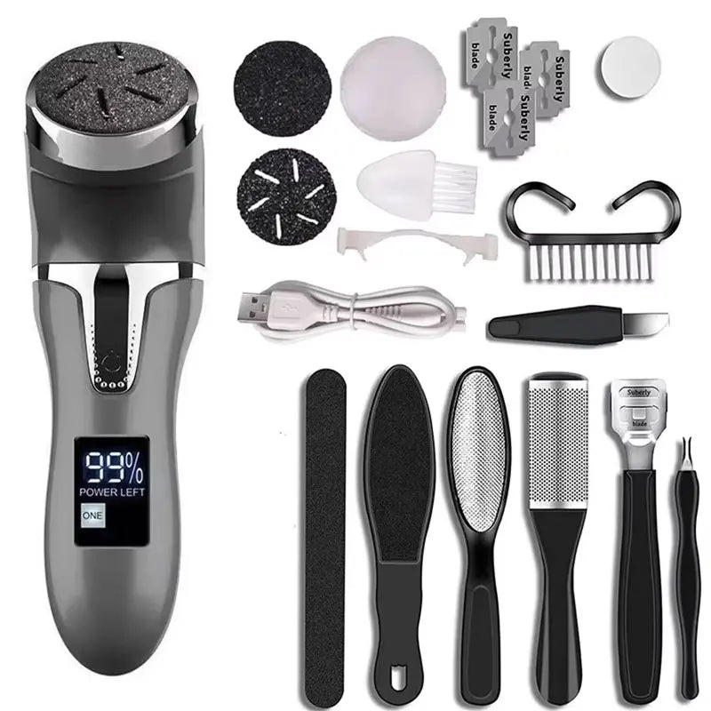 Electric Callus Remover with Dust Collector for Smooth Heels - 7