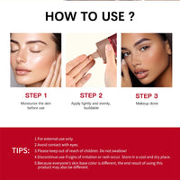 Matte Blur Foundation and Dual-Brush Makeup Set