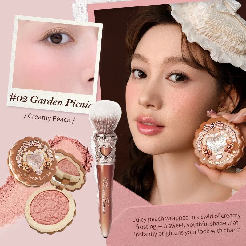 Matte Finish Silk Satin Blush Powder for Cheeks - 35