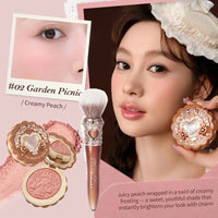 Matte Finish Silk Satin Blush Powder for Cheeks
