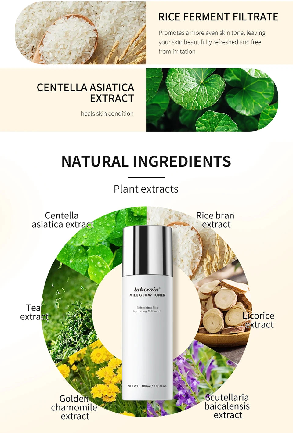 Hydrating Milk Glow Face Toner for Radiant Skin - 12