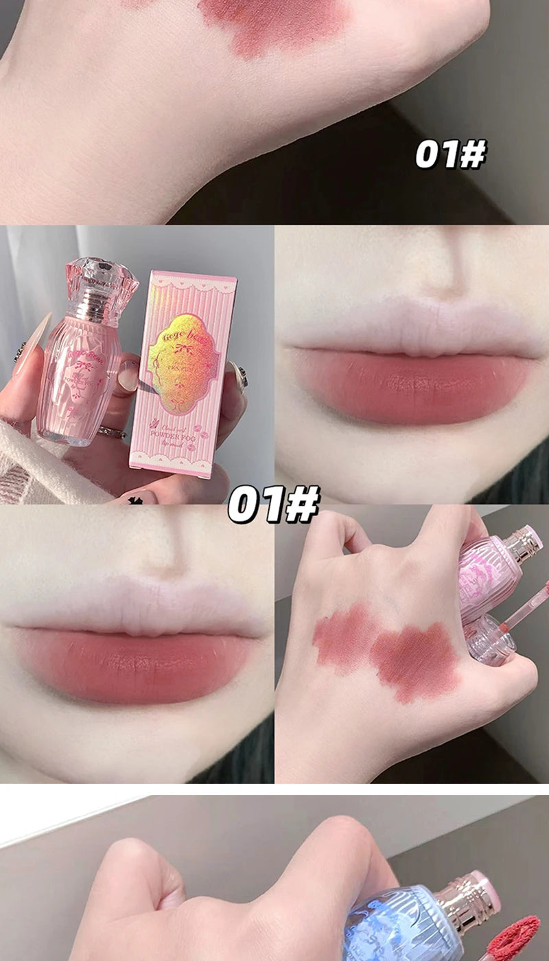 Matte Velvet Lip Mud Stain for Long-Lasting Wear - 12