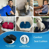 Ergonomic Memory Foam Seat Cushion for Pain Relief