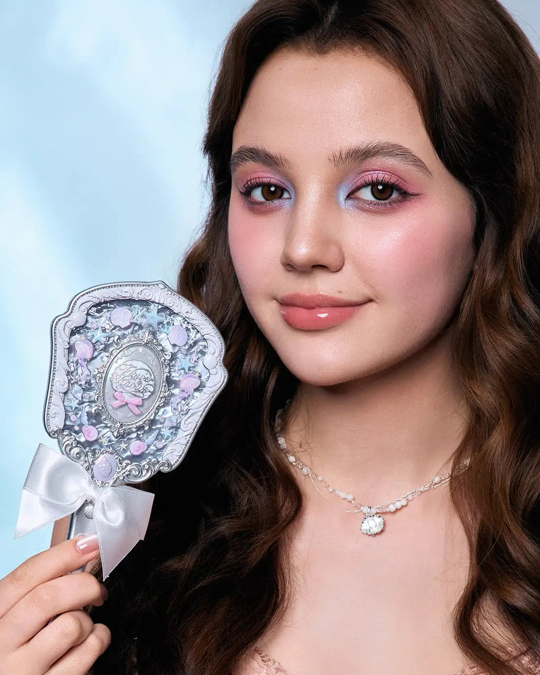 Ocean Theme Aesthetic Handheld Makeup Mirror - 11