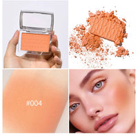 Matte Embossed Blush Palette for Natural Cheek Glow