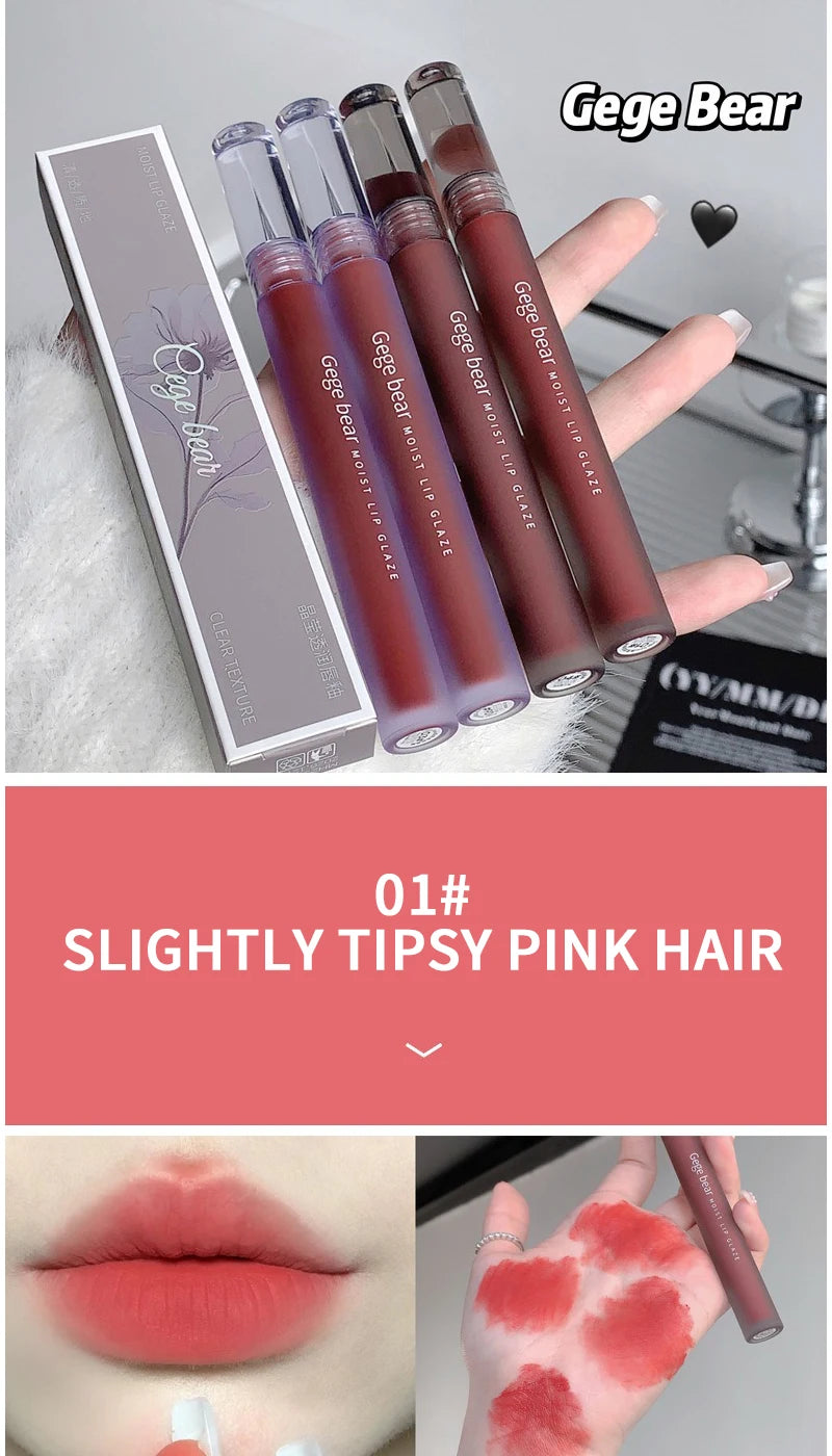 Mist Velvet Matte Lip Glaze for Hydrated Soft Lips - 7
