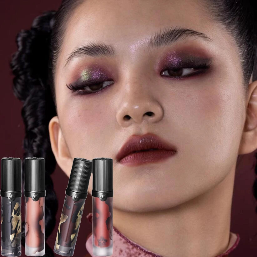 Velvet Matte Liquid Lipstick - Long-Lasting Waterproof Lip Stain - 1