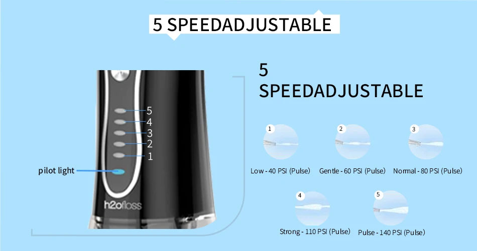 Portable Cordless Water Flosser for Deep Teeth Cleaning - 10