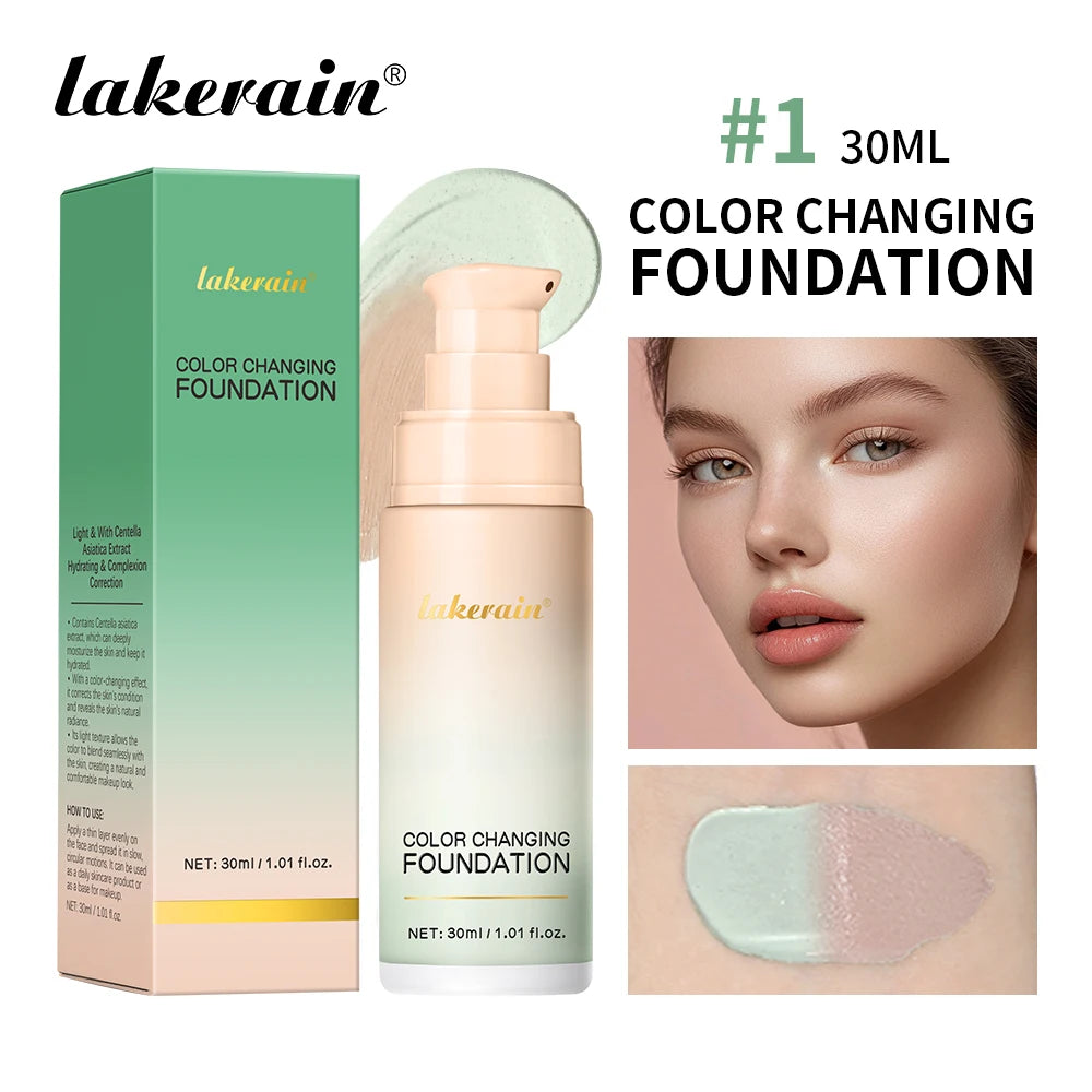 Color-Changing Liquid Foundation for Flawless Radiant Skin - 21