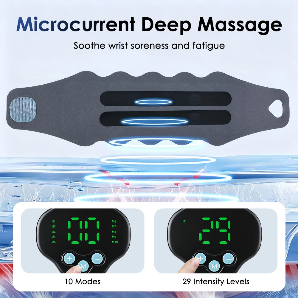 Electric EMS Wrist Massager for Pain Relief and Fatigue - 3