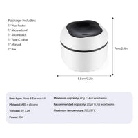 Portable Mini Wax Heater Kit for Painless Hair Removal