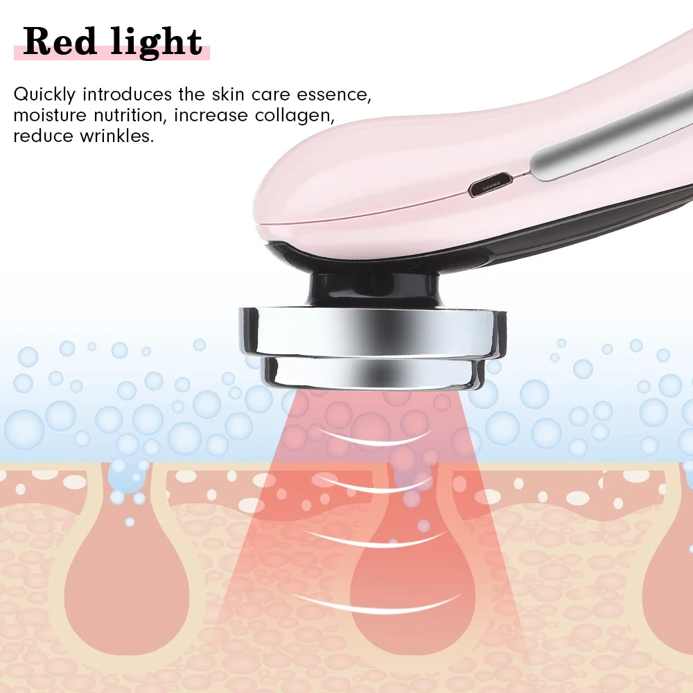 5-in-1 LED Facial Rejuvenation and Lifting Massager - 6