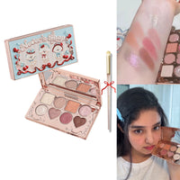 6-Color Swan Ballet Eyeshadow Palette