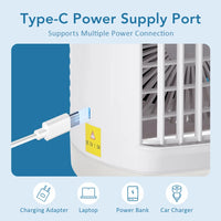 Portable Desktop Air Cooler and Humidifier Fan