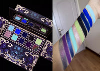 10-Color Waterproof Shimmer Eyeshadow Palette