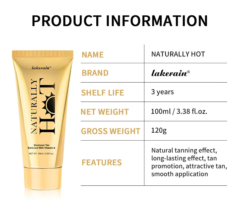 Hot Tanning Accelerator Cream for Deep Bronzed Skin - 17