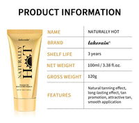 Hot Tanning Accelerator Cream for Deep Bronzed Skin