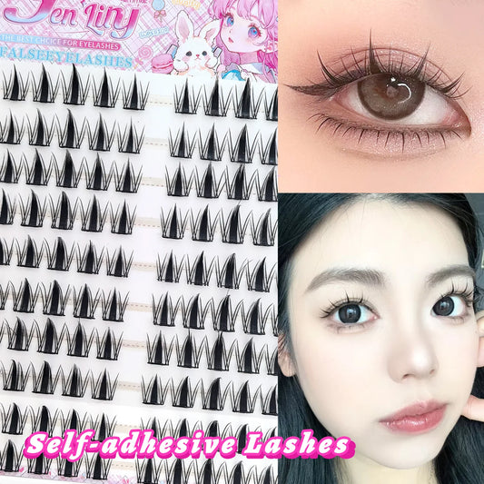Glue-Free Cluster Eyelashes for Beginners