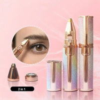 2-in-1 Painless Facial Hair Remover & Eyebrow Trimmer
