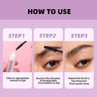 Long-Lasting Transparent Eyebrow Styling Gel