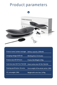 Electric Lumbar Traction Massager for Back Pain Relief
