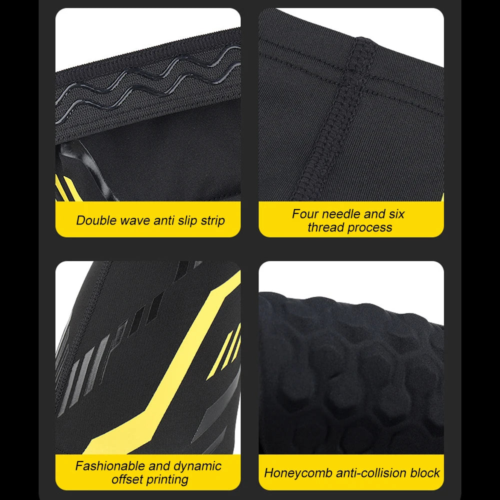 Padded Compression Arm Sleeve for Sports and Injury Protection - 16